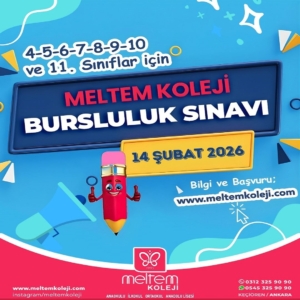 Meltem Koleji Bursluluk Sınavı 14 Şubat 2026’da